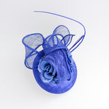 Royal cobalt blue flower fascinator hat Royal cobalt blue flower fascinator hat