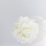 Cream rose flower fascinator hat Cream rose flower fascinator hat