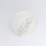 Cream crystal feather disc saucer fascinator hat Cream crystal feather disc saucer fascinator hat