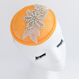 Cappelli da sposa con fascinator piccoli in cristallo arancione uk Cappelli da sposa con fascinator piccoli in cristallo arancione uk