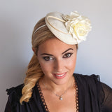 Cream rose flower fascinator hat Cream rose flower fascinator hat