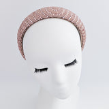 Cappello fascinator di piume di cristallo blu fiordaliso Cappello fascinator di piume di cristallo blu fiordaliso