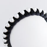 Cappello fascinator di piume di cristallo blu fiordaliso Cappello fascinator di piume di cristallo blu fiordaliso