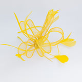 Yellow feather fascinator hat Yellow feather fascinator hat