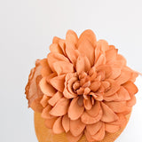 Light orange flower fascinator hat Light orange flower fascinator hat