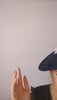 Navy blue light pink large flower saucer disc fascinator hat Navy blue light pink large flower saucer disc fascinator hat