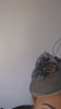 Grey flower disc saucer fascinator hat Grey flower disc saucer fascinator hat