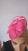 Hot pink disc saucer fascinator hat Hot pink disc saucer fascinator hat