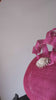 Magenta pink pearl fascinator hat Magenta pink pearl fascinator hat