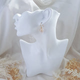 Boho Gold crystal bridal earrings, Wedding earrings for brides, Dainty gold earrings, Zirconia crystal wedding jewellery, Drop earrings Boho Gold crystal bridal earrings, Wedding earrings for brides, Dainty gold earrings, Zirconia crystal wedding jewellery, Drop earrings