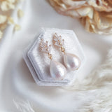 Pearl Earrings, Vintage Style Earrings, Gold Cotton Pearl Earrings, Wedding Drop Earrings, Bridesmaid Gift Pearl Earrings, Vintage Style Earrings, Gold Cotton Pearl Earrings, Wedding Drop Earrings, Bridesmaid Gift