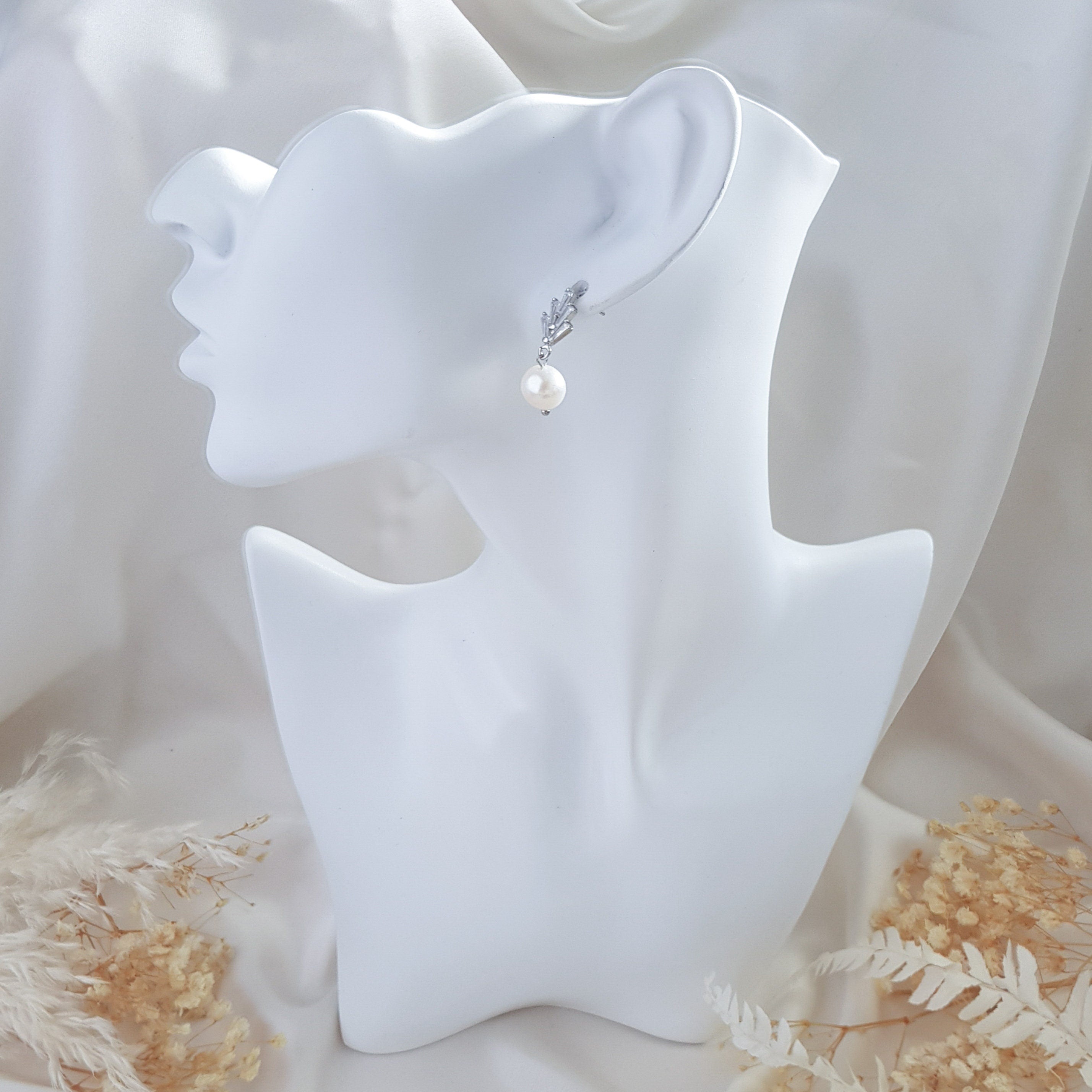 Pearl Drop Earrings, Bridal Earrings, Art Deco Earrings, Silver Freshwater Pearl Earrings, Wedding Earrings, Bridesmaid Gift, Bridal Jewelry Pearl Drop Earrings, Bridal Earrings, Art Deco Earrings, Silver Freshwater Pearl Earrings, Wedding Earrings, Bridesmaid Gift, Bridal Jewelry