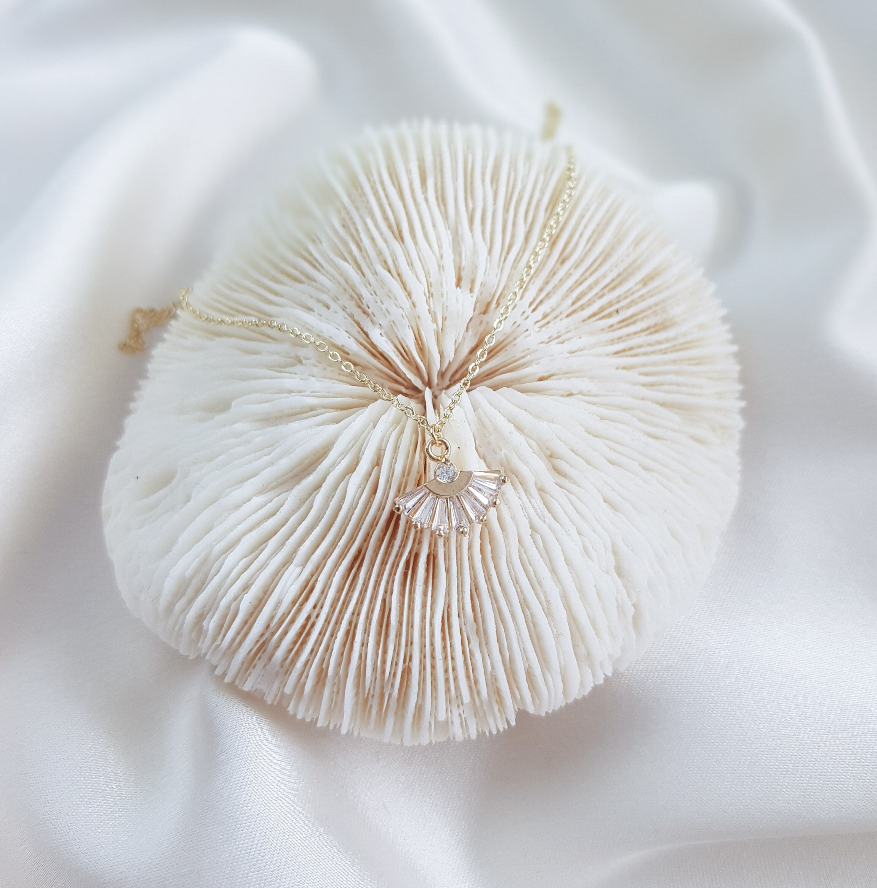 Bridal Necklace, Art Deco Necklace, Crystal Necklace, Gold Fan Necklace, Wedding Necklace, Bridesmaid Gift, Bridal Jewelry Bridal Necklace, Art Deco Necklace, Crystal Necklace, Gold Fan Necklace, Wedding Necklace, Bridesmaid Gift, Bridal Jewelry