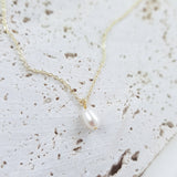 Baroque pearl bridal necklace, Dainty wedding necklace, Gold minimalist elegant necklace, Freshwater pearl wedding jewellery Baroque pearl bridal necklace, Dainty wedding necklace, Gold minimalist elegant necklace, Freshwater pearl wedding jewellery