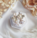 Gold zirconia crystal bridal earrings, Wedding earrings for brides, Statement wedding earrings, Crystal wedding jewellery, Drop earrings Gold zirconia crystal bridal earrings, Wedding earrings for brides, Statement wedding earrings, Crystal wedding jewellery, Drop earrings