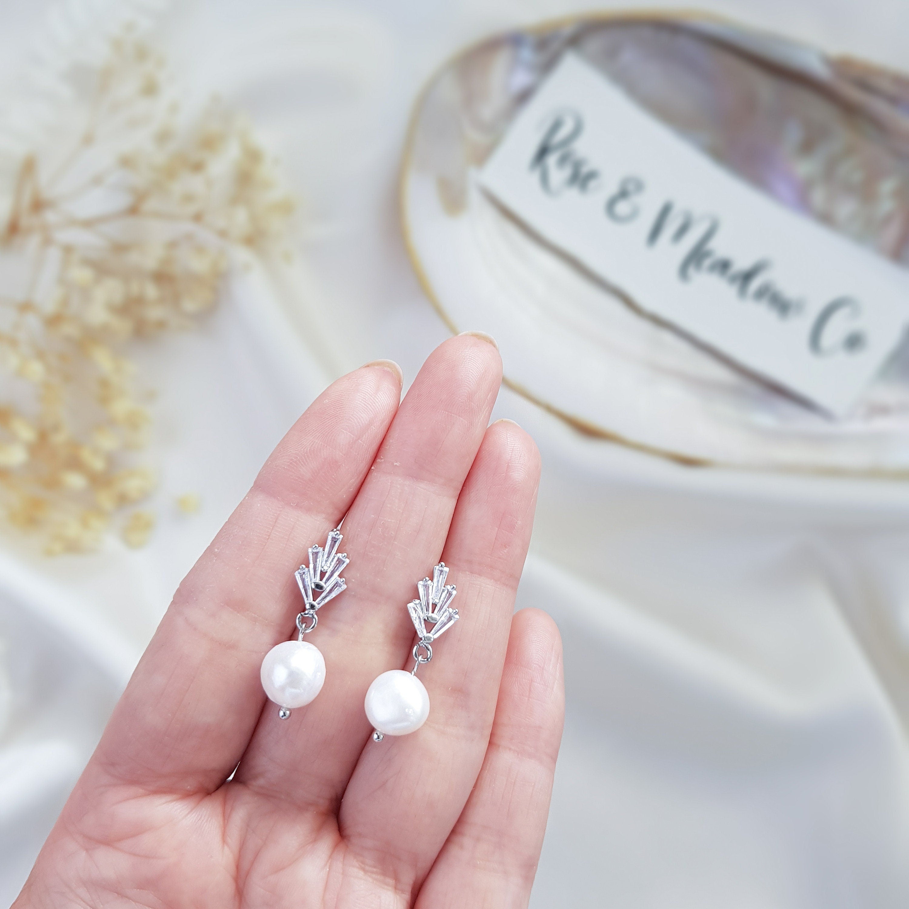 Pearl Drop Earrings, Bridal Earrings, Art Deco Earrings, Silver Freshwater Pearl Earrings, Wedding Earrings, Bridesmaid Gift, Bridal Jewelry Pearl Drop Earrings, Bridal Earrings, Art Deco Earrings, Silver Freshwater Pearl Earrings, Wedding Earrings, Bridesmaid Gift, Bridal Jewelry