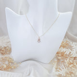 Gold crystal bridal necklace, Zirconia crystal wedding necklace, Dainty necklace, Crystal art deco wedding jewellery, Jewellery for brides Gold crystal bridal necklace, Zirconia crystal wedding necklace, Dainty necklace, Crystal art deco wedding jewellery, Jewellery for brides