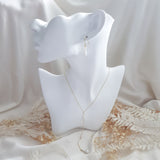 Vintage style pearl drop necklace, Gold pearl Elegant wedding necklace, Dainty lariat bridal necklace, Y necklace, Jewellery for brides Vintage style pearl drop necklace, Gold pearl Elegant wedding necklace, Dainty lariat bridal necklace, Y necklace, Jewellery for brides