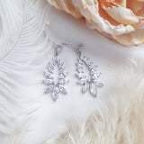 Boho Earrings, Bridal Earrings, Crystal Drop Earrings, Silver Earrings, Wedding Earrings, Bridesmaid Gift, Bridal Jewellery Boho Earrings, Bridal Earrings, Crystal Drop Earrings, Silver Earrings, Wedding Earrings, Bridesmaid Gift, Bridal Jewellery