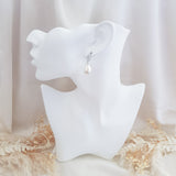 Pearl Earrings, Vintage Style Earrings, Silver Cotton Pearl Earrings, Wedding Drop Earrings, Bridesmaid Gift Pearl Earrings, Vintage Style Earrings, Silver Cotton Pearl Earrings, Wedding Drop Earrings, Bridesmaid Gift