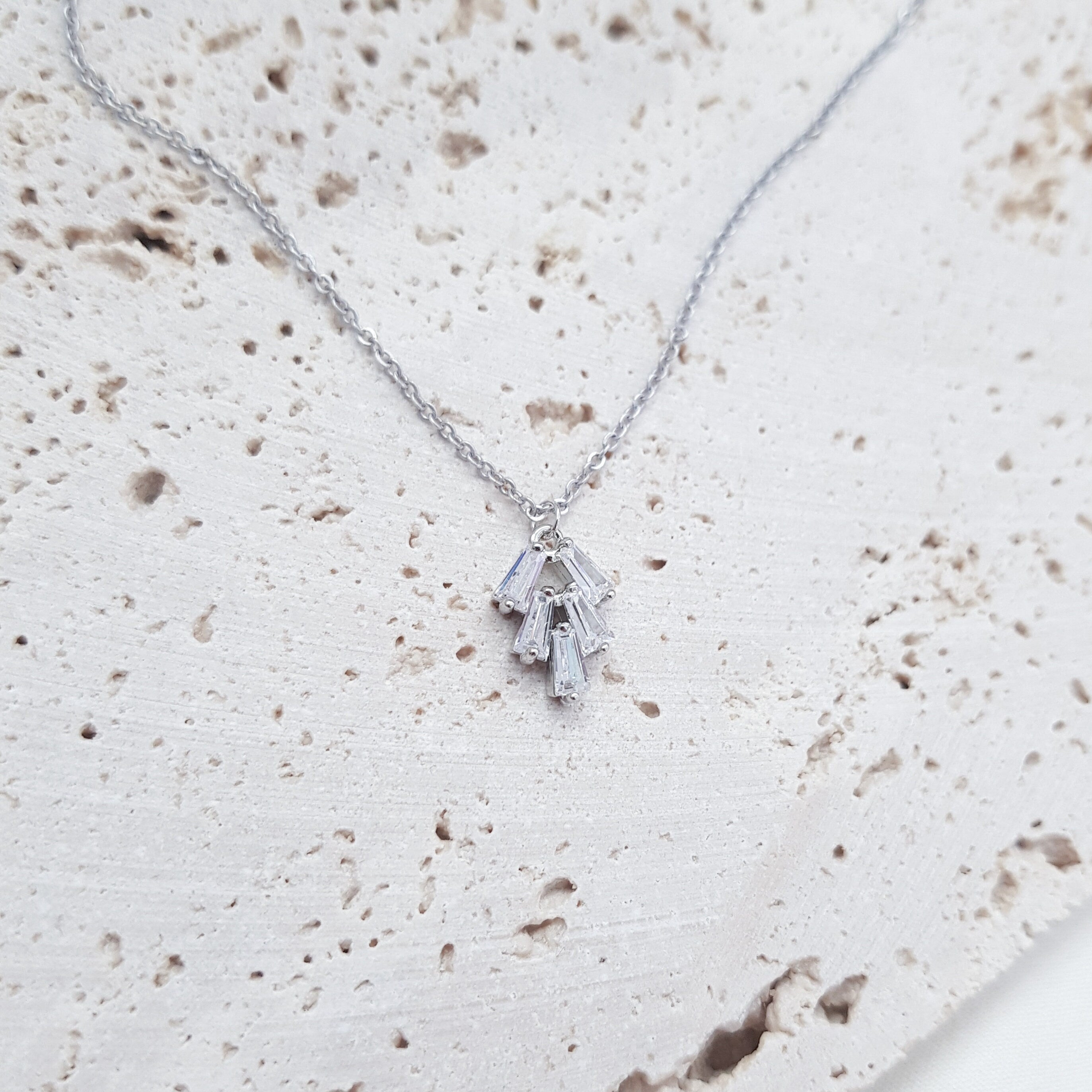 Bridal Necklace, Art Deco Necklace, Crystal Necklace, Silver Necklace, Wedding Necklace, Bridesmaid Gift, Bridal Jewellery, Dainty Necklace Bridal Necklace, Art Deco Necklace, Crystal Necklace, Silver Necklace, Wedding Necklace, Bridesmaid Gift, Bridal Jewellery, Dainty Necklace