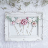 Wedding Hair Accessories, Flower Hair Comb, Bridal Hair Pins, Blush Pink Hair Piece, Bridesmaid Hair Clip, Floral Boutonniere Wedding Hair Accessories, Flower Hair Comb, Bridal Hair Pins, Blush Pink Hair Piece, Bridesmaid Hair Clip, Floral Boutonniere