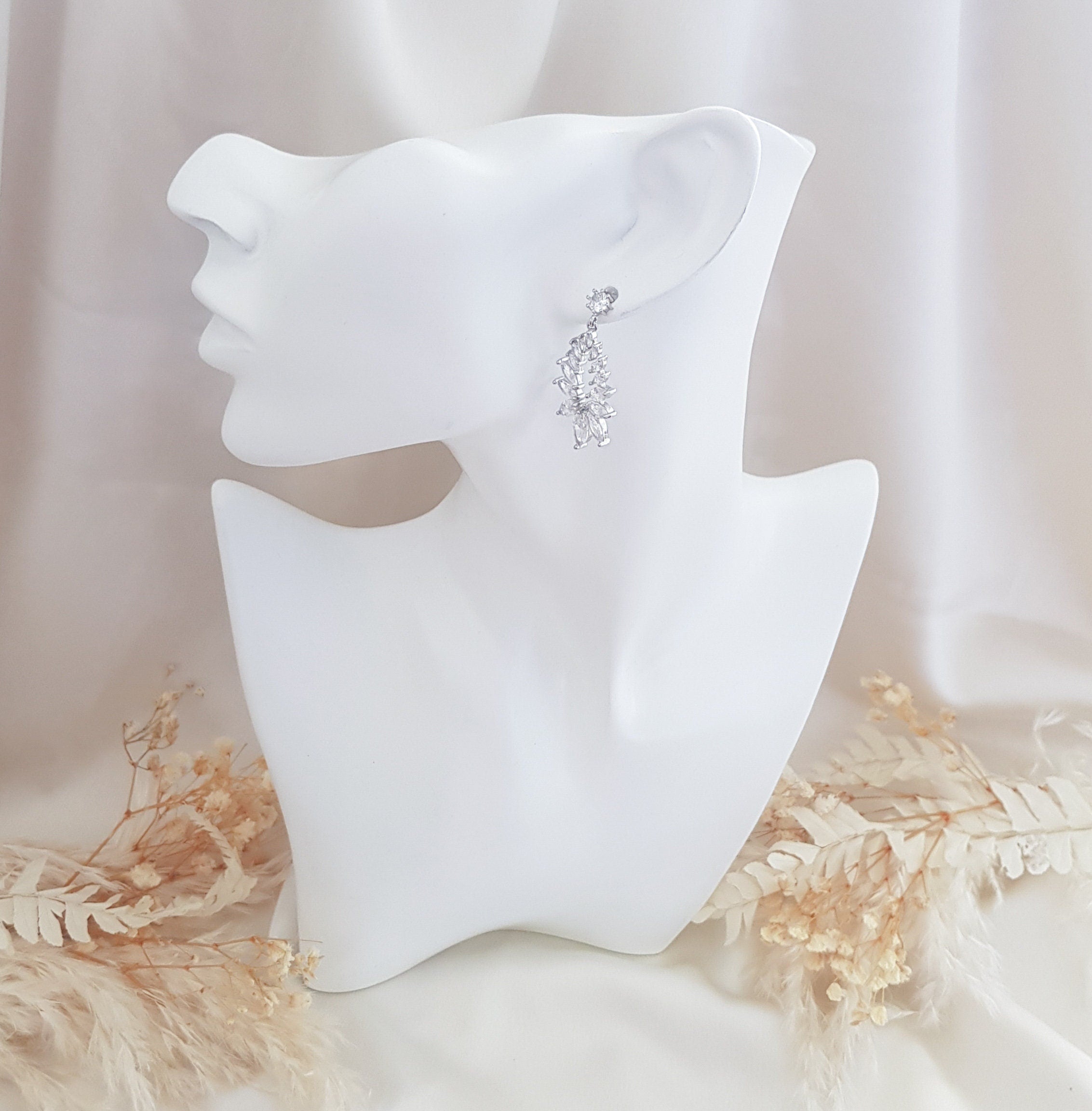 Boho Earrings, Bridal Earrings, Crystal Drop Earrings, Silver Earrings, Wedding Earrings, Bridesmaid Gift, Bridal Jewellery Boho Earrings, Bridal Earrings, Crystal Drop Earrings, Silver Earrings, Wedding Earrings, Bridesmaid Gift, Bridal Jewellery