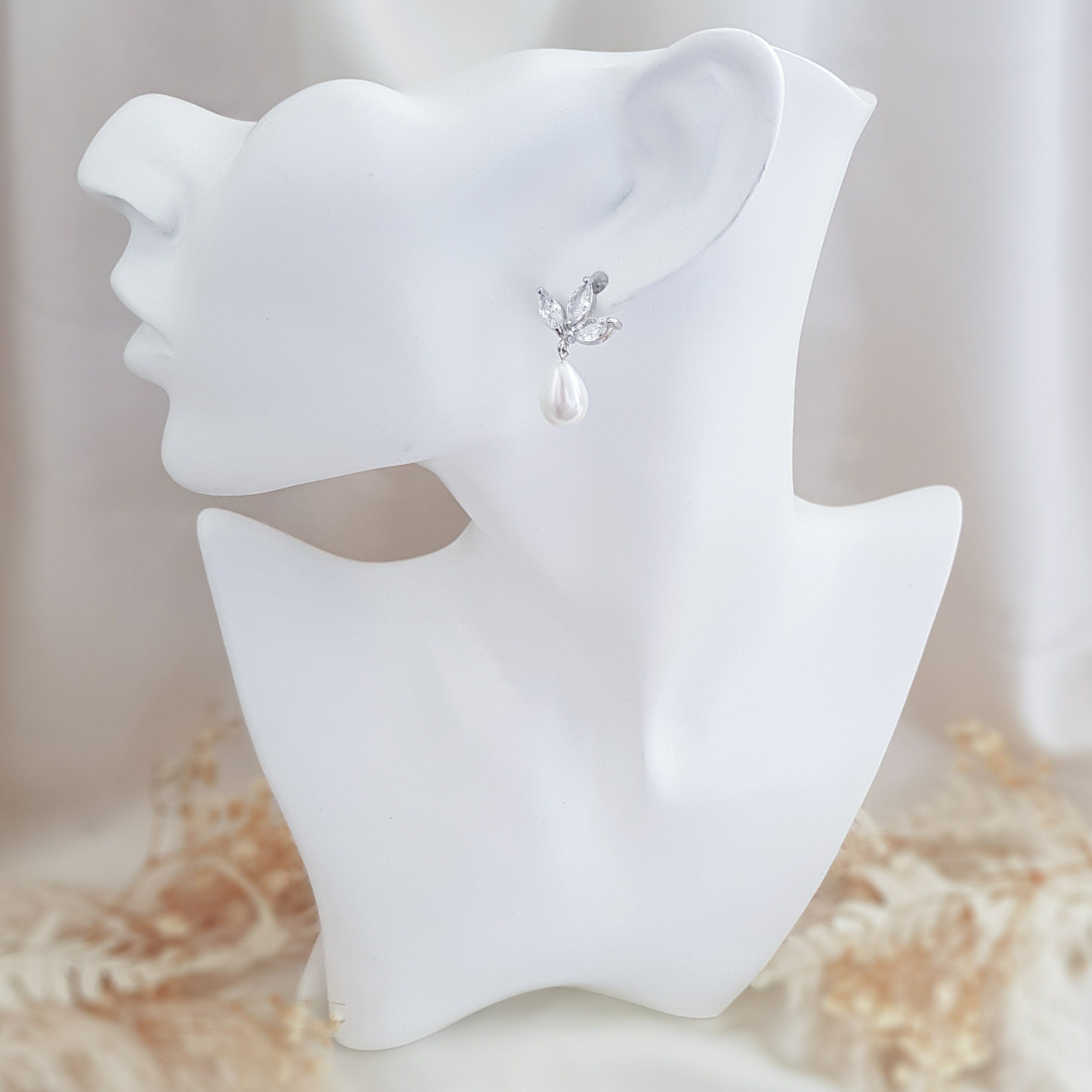 Pearl Earrings, Vintage Style Earrings, Silver Teardrop Pearl Earrings, Wedding Drop Earrings, Bridesmaid Gift Pearl Earrings, Vintage Style Earrings, Silver Teardrop Pearl Earrings, Wedding Drop Earrings, Bridesmaid Gift