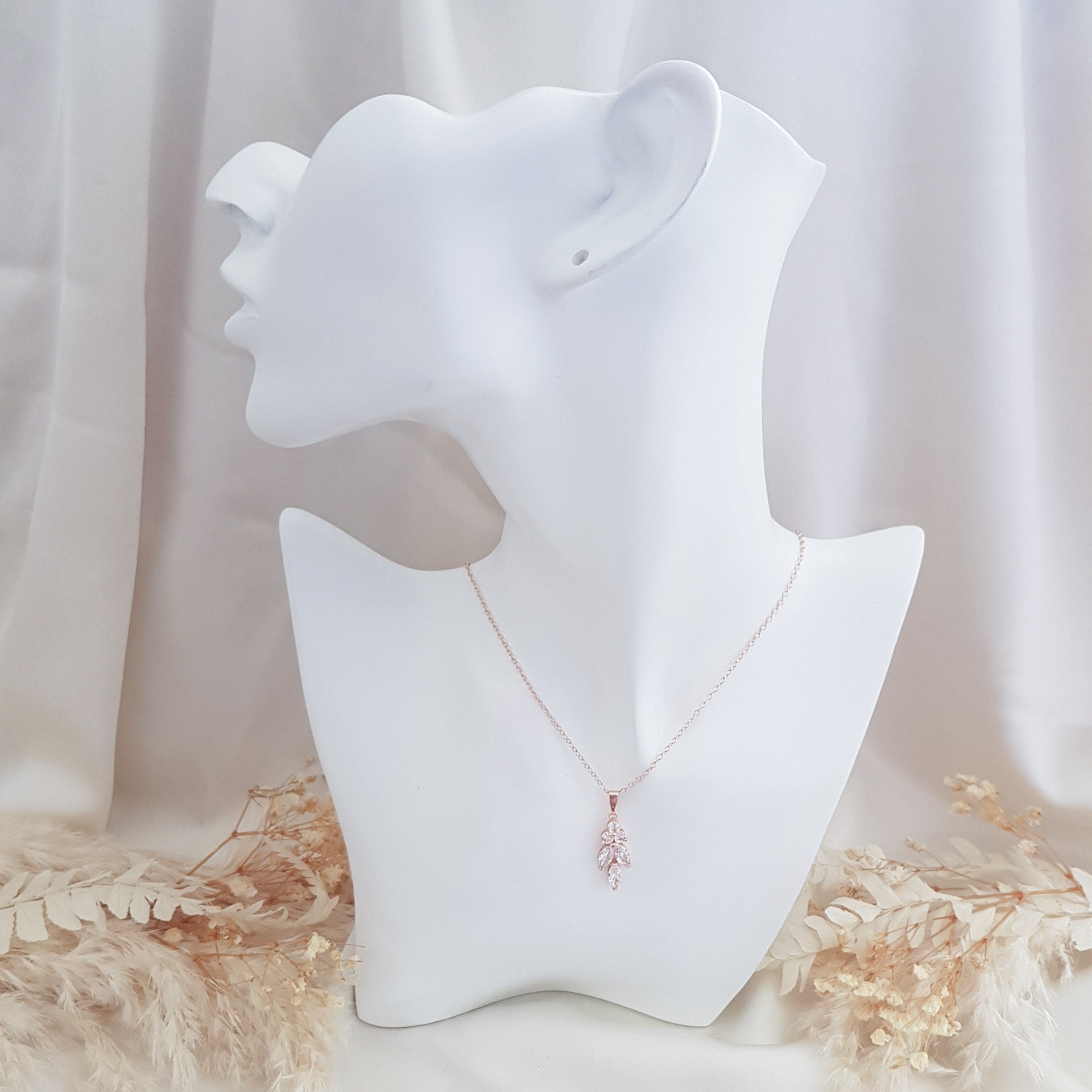 Bridal Necklace, Vintage Style Necklace, Crystal Bridal Necklace, Rose gold Necklace, Wedding Necklace, Bridesmaid Gift, Bridal Jewellery Bridal Necklace, Vintage Style Necklace, Crystal Bridal Necklace, Rose gold Necklace, Wedding Necklace, Bridesmaid Gift, Bridal Jewellery