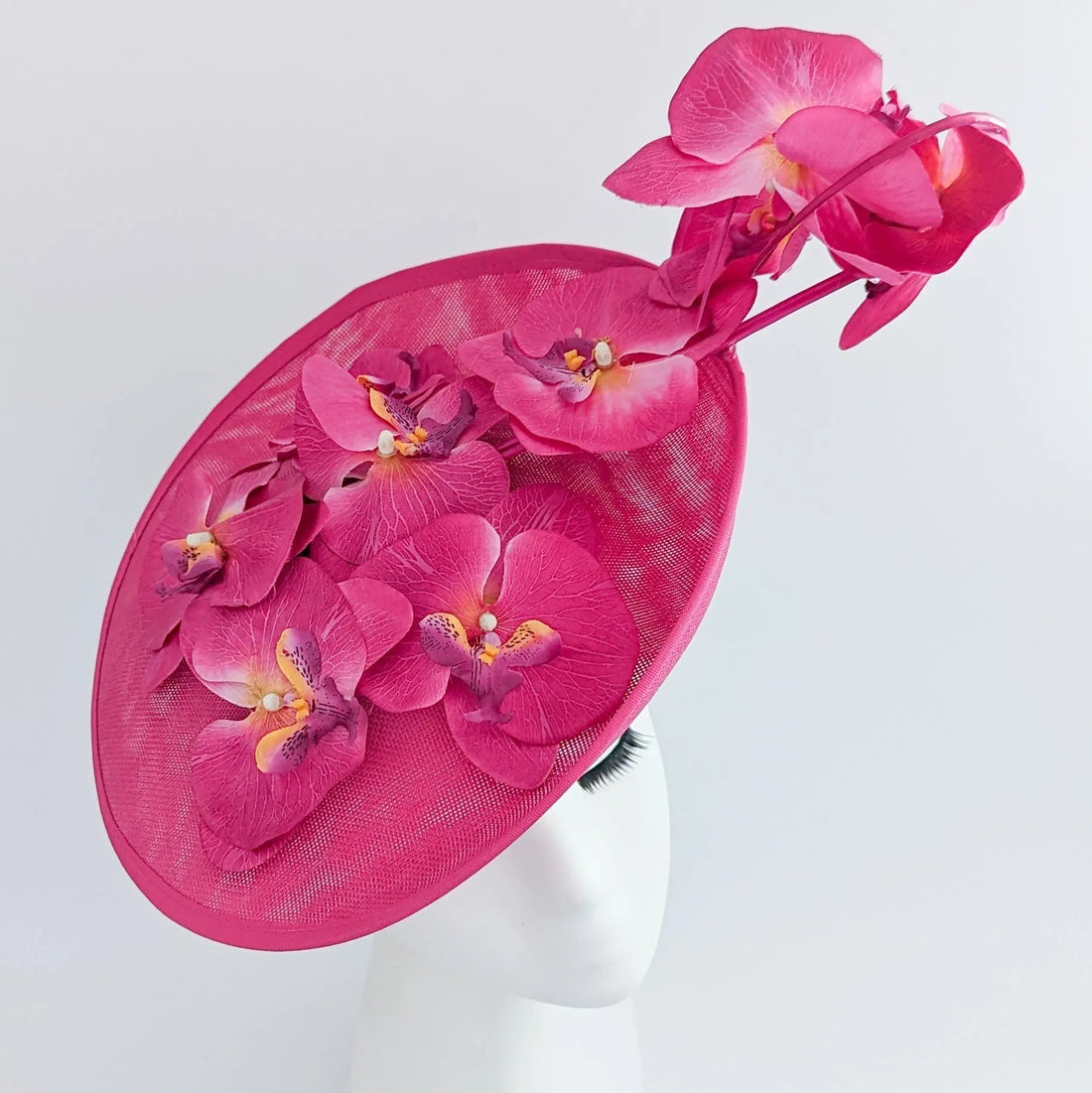 Fuchsia Pink Orchid Fascinator: A Stunning Accessory for Any Occasion - House of Hats