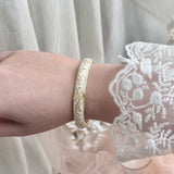 Cloisonné Enamel Bangles - Midsummer Pastel Gold Stacking Bracelets