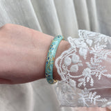 Cloisonné Enamel Bangles - Midsummer Pastel Gold Stacking Bracelets
