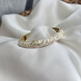 Cloisonné Enamel Bangles - Midsummer Pastel Gold Stacking Bracelets