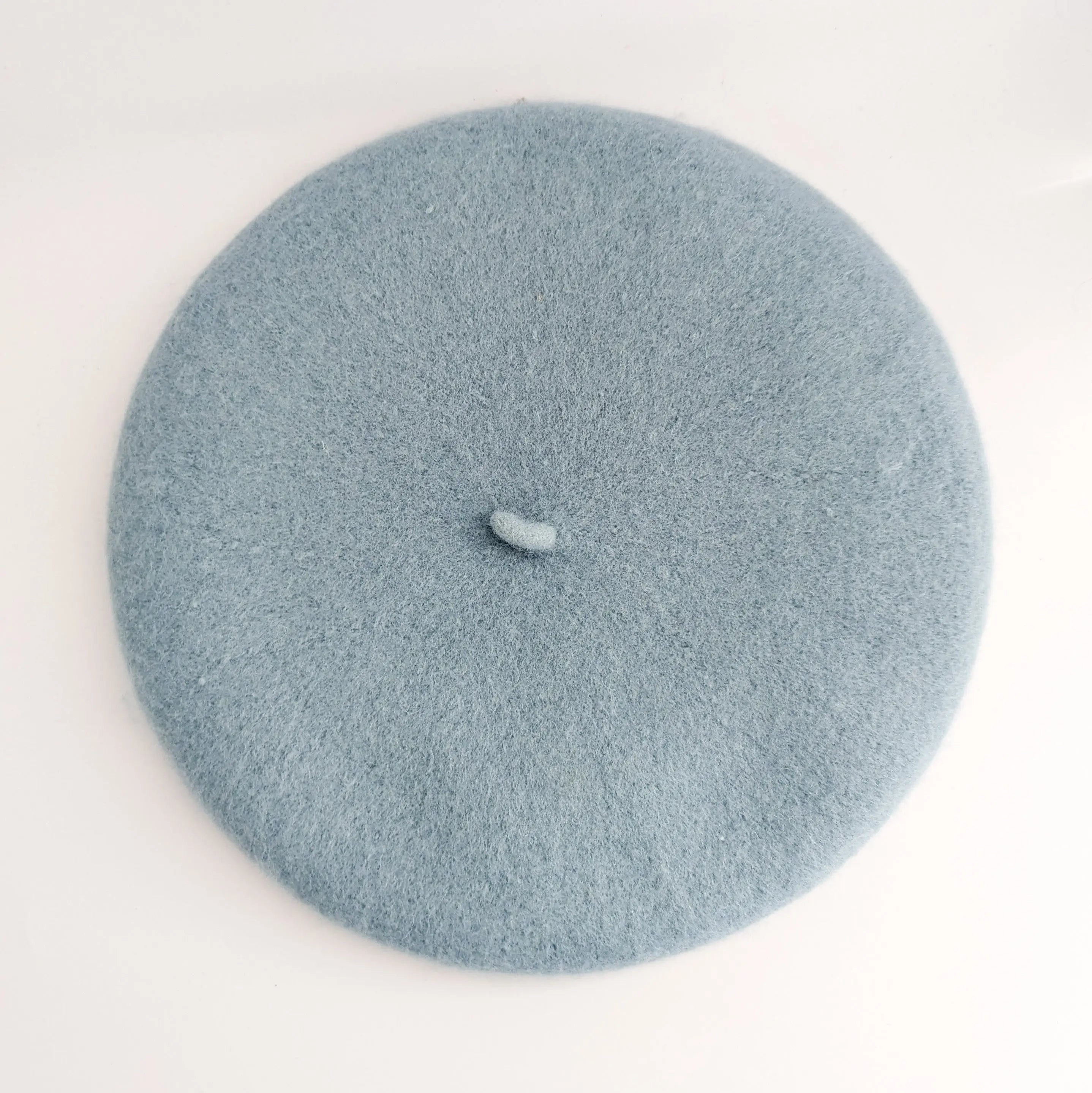Powder blue crystal wool felt french beret hat House of Hats