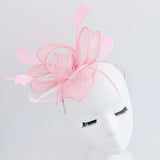 Pink Feather Fascinator Hat - House of Hats