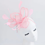 Pink Feather Fascinator Hat - House of Hats