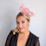 Pink Feather Fascinator Hat - House of Hats
