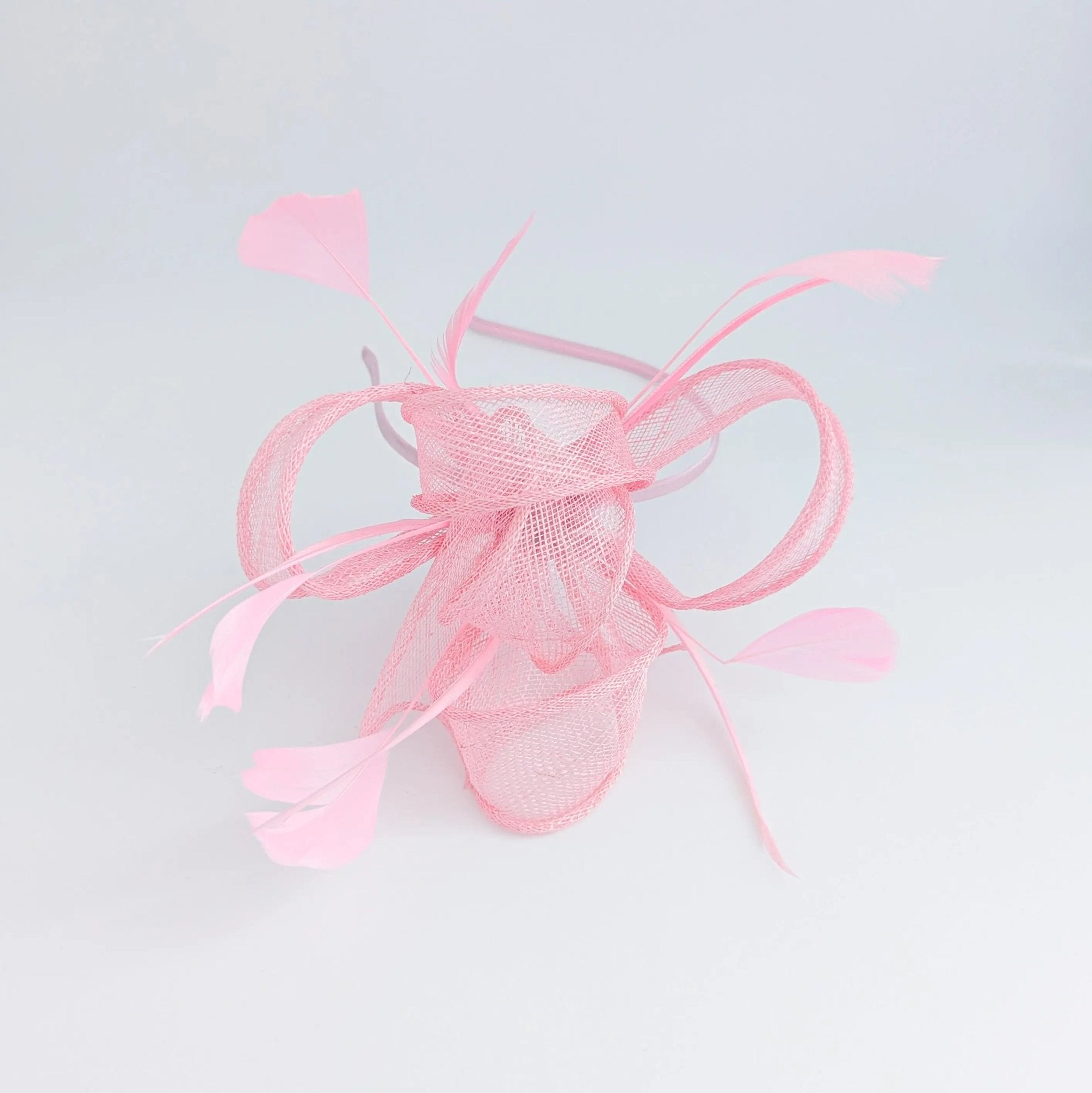 Pink Feather Fascinator Hat - House of Hats