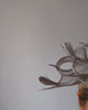 Silver shimmer feather fascinator hat