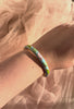 Cloisonné Enamel Bangles -Lotus Flower Gold Stacking Bracelets