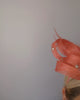 Watermelon coral crystal feather fascinator hat