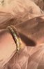 Cloisonné Enamel Flower Bangles -Midsummer Daisy Gold Stacking Bracelets