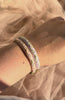 Cloisonné Enamel Pastel Bangles - Meadow Swirl Gold Stacking Bracelets