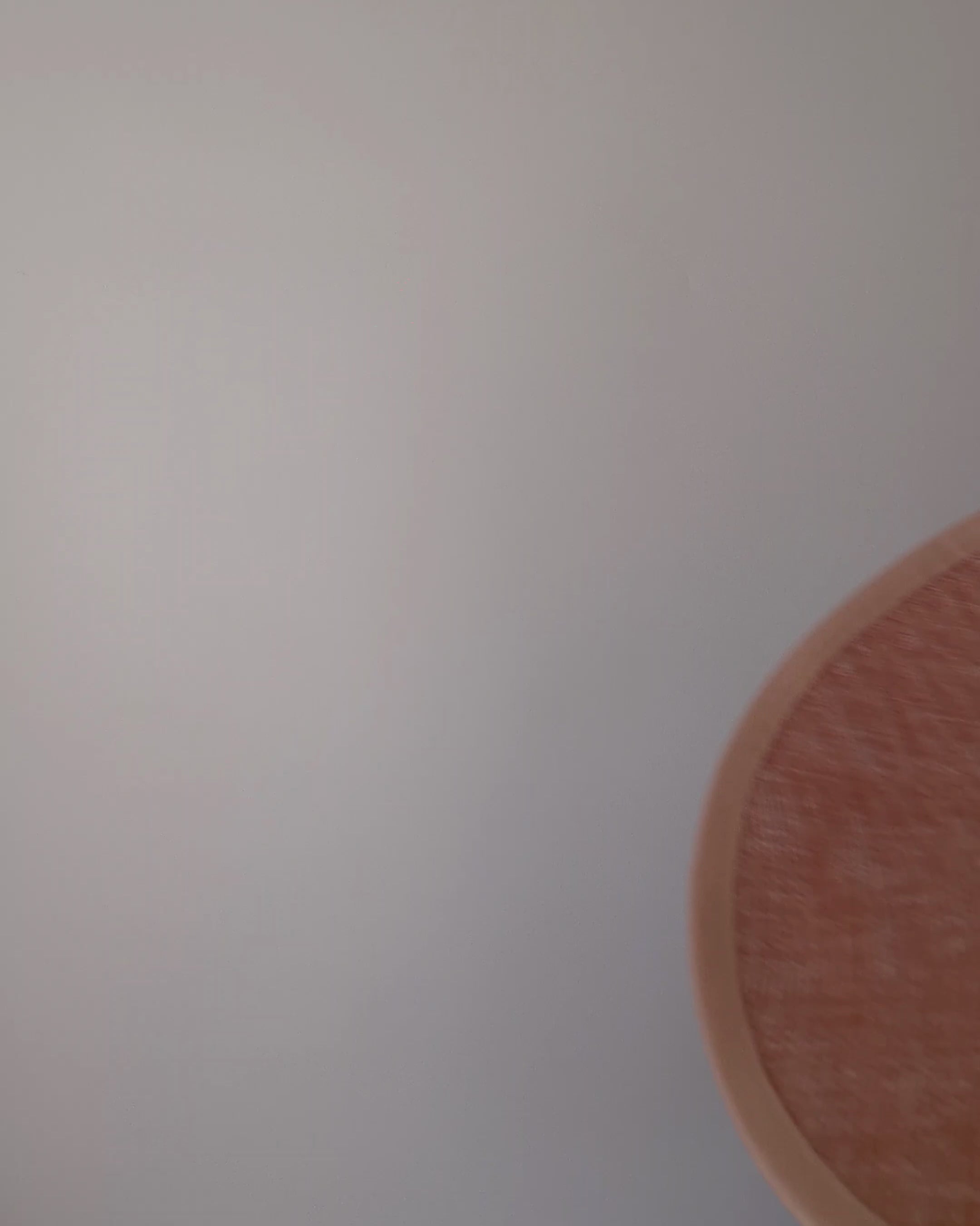 Blush pink large flower saucer disc fascinator hat