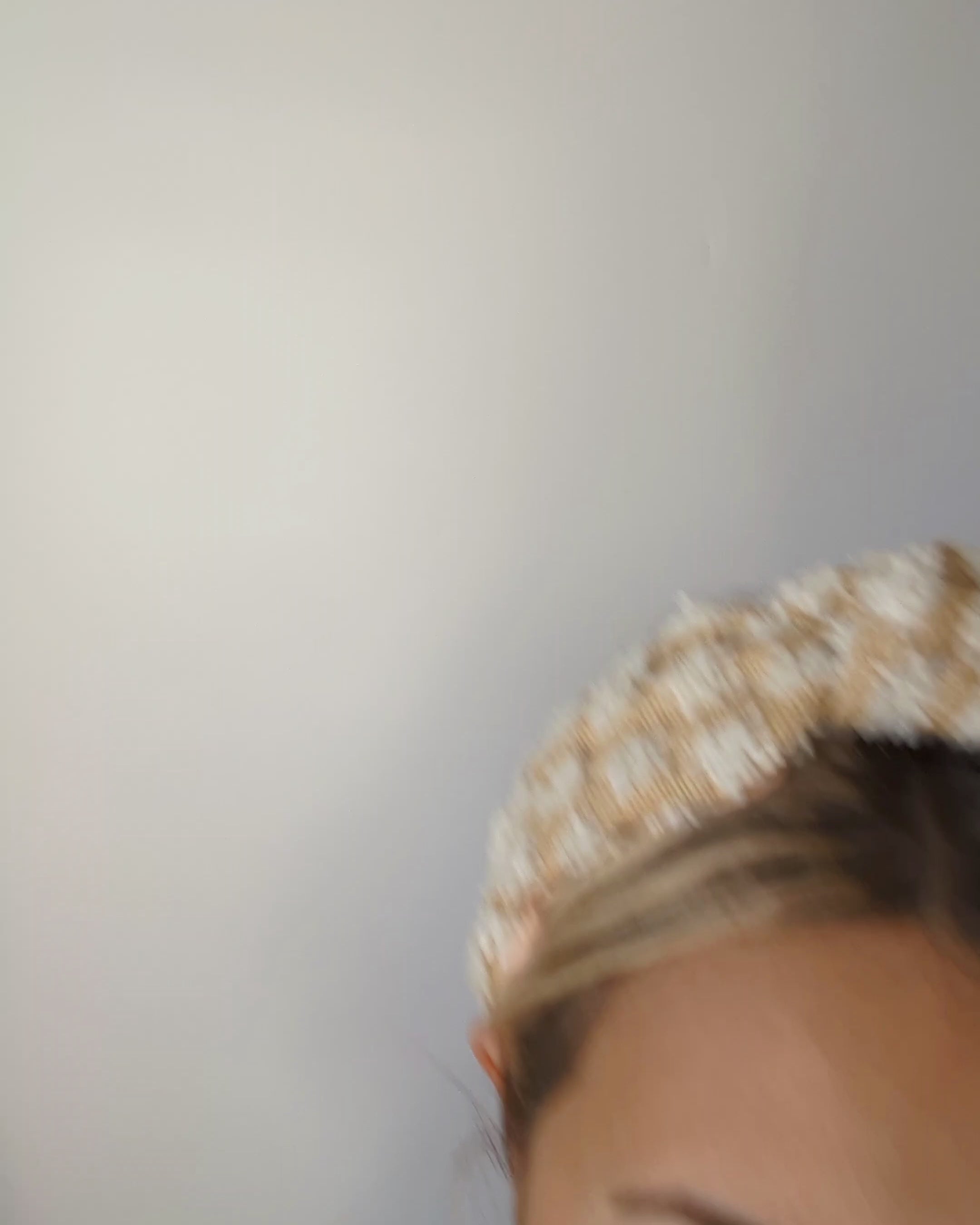 Raffia straw knot headband fascinator