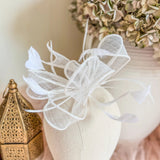 White Feather Fascinator Hat - House of Hats