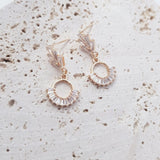 Art Deco Earrings, Bridal Earrings, Crystal Earrings, Gold Earrings, Wedding Earrings, Bridesmaid Gift, Crystal Earrings, Bridal Jewelry - House of Hats