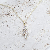 Bridal Necklace, Vintage Style Necklace, Crystal Bridal Necklace, Gold Necklace, Wedding Necklace, Bridesmaid Gift, Bridal Jewellery - House of Hats
