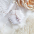Bridal Necklace, Vintage Style Necklace, Crystal Bridal Necklace, Rose gold Necklace, Wedding Necklace, Bridesmaid Gift, Bridal Jewellery - House of Hats