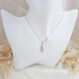 Bridal Necklace, Vintage Style Necklace, Crystal Bridal Necklace, Sliver Necklace, Wedding Necklace, Bridesmaid Gift, Bridal Jewellery - House of Hats